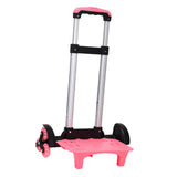 Maxbell Stair Climber with Six Wheels Hand Truck Moving Cart for Outdoor Lightweight Pink