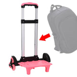 Maxbell Stair Climber with Six Wheels Hand Truck Moving Cart for Outdoor Lightweight Pink