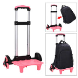 Maxbell Stair Climber with Six Wheels Hand Truck Moving Cart for Outdoor Lightweight Pink