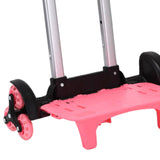 Maxbell Stair Climber with Six Wheels Hand Truck Moving Cart for Outdoor Lightweight Pink