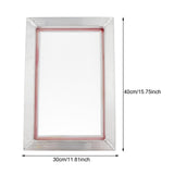 Maxbell Silk Screen Printing Frame 90T High Performance Premium for Screen Printing 30cmx40cmx1.8cm