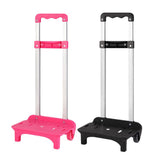 Maxbell Foldable Hand Truck with Two Wheels Moving Cart for Shopping Multifunctional Pink