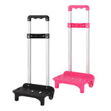 Maxbell Foldable Hand Truck with Two Wheels Moving Cart for Shopping Multifunctional Pink