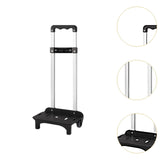 Maxbell Foldable Hand Truck with Two Wheels Moving Cart for Shopping Multifunctional Black