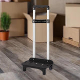 Maxbell Foldable Hand Truck with Two Wheels Moving Cart for Shopping Multifunctional Black