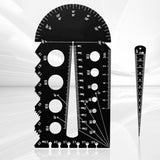 Maxbell Screw Thread Gauge Convenient Portable Bolt Screw Gauge for Screws PVC Bolts