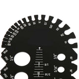 Maxbell Screw Thread Gauge Convenient Portable Bolt Screw Gauge for Screws PVC Bolts