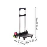 Maxbell Foldable Load Cart Stair Climber Moving Cart 6 Wheels for Daily Use Versatile