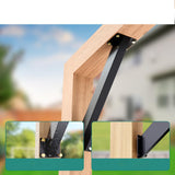 Maxbell 12x 45 Degree Angle Support Brackets Yard Patios Gazebo DIY Kit Corner Brace