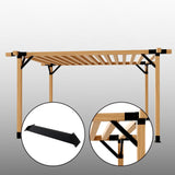 Maxbell 12x 45 Degree Angle Support Brackets Yard Patios Gazebo DIY Kit Corner Brace