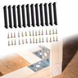 Maxbell 12x 45 Degree Angle Support Brackets Yard Patios Gazebo DIY Kit Corner Brace