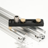 Maxbell Punch Locator Puncher Gear Drilling Positioning Aluminum Profile Drill Guide