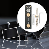Maxbell Punch Locator Puncher Gear Drilling Positioning Aluminum Profile Drill Guide