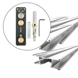 Maxbell Punch Locator Puncher Gear Drilling Positioning Aluminum Profile Drill Guide