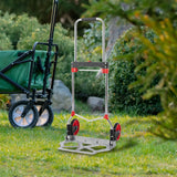 Maxbell Folding Hand Truck Portable Steel Foldable Hand Cart for Moving Home Travel