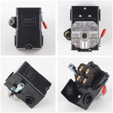Maxbell 95-125 PSI Air Compressor Pressure Control Switch Simple Installation 4 Port