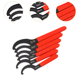 Maxbell 6x C Hook Spanner Premium Multifunction Easy to Store C Shape Spanner Wrench