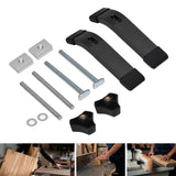 Maxbell 2Pcs T Track Hold Down Clamps Gifts Work Fixturing for Panels Vertical Mills