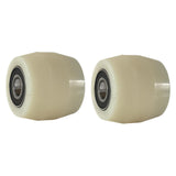 Maxbell 2Pcs Roller Wheel with Bearings Forklift Accessories Sturdy Truck Load Wheel Nylon Roller Wheel