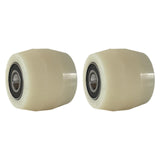 Maxbell 2Pcs Roller Wheel with Bearings Forklift Accessories Sturdy Truck Load Wheel Nylon Roller Wheel