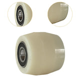Maxbell 2Pcs Roller Wheel with Bearings Forklift Accessories Sturdy Truck Load Wheel Nylon Roller Wheel