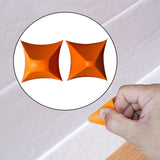 Maxbell 2 Pieces Seam Tools Practical Wear Resistant Caulking Tools for Home Furnish