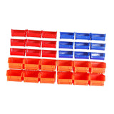 Maxbell 30x Wall Mounted Storage Rack System for Shop and Garage Storage Beads Tools