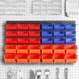 Maxbell 30x Wall Mounted Storage Rack System for Shop and Garage Storage Beads Tools