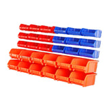 Maxbell 30x Wall Mounted Storage Rack System for Shop and Garage Storage Beads Tools