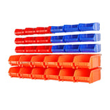 Maxbell 30x Wall Mounted Storage Rack System for Shop and Garage Storage Beads Tools