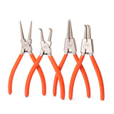 Maxbell 4Pcs Snap Ring Pliers Set for Farm Machinery Versatile Retaining Ring Pliers