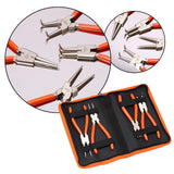 Maxbell 4Pcs Snap Ring Pliers Set for Farm Machinery Versatile Retaining Ring Pliers