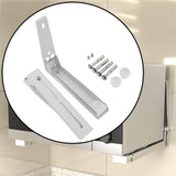 Maxbell Microwave Oven Rack Retractable Foldable Wall Mounted Stand for Kitchen Home White