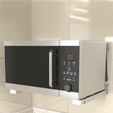 Maxbell Microwave Oven Rack Retractable Foldable Wall Mounted Stand for Kitchen Home White