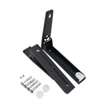 Maxbell Microwave Oven Rack Retractable Foldable Wall Mounted Stand for Kitchen Home Black