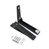 Maxbell Microwave Oven Rack Retractable Foldable Wall Mounted Stand for Kitchen Home Black
