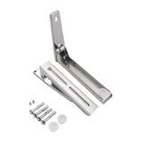 Maxbell Microwave Oven Rack Retractable Foldable Wall Mounted Stand for Kitchen Home Silver
