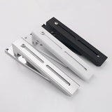Maxbell Microwave Oven Rack Retractable Foldable Wall Mounted Stand for Kitchen Home Silver
