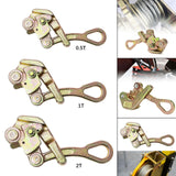 Maxbell Cable Puller Steel Wire Grip Compact Wire Gripper for Landscaping Heavy Duty 0.5T