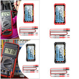 Maxbell Multimeter Digital Display Outdoor Work Practical Thermometer and Hygrometer Red