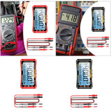 Maxbell Multimeter Digital Display Outdoor Work Practical Thermometer and Hygrometer Red