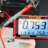 Maxbell Multimeter Digital Display Outdoor Work Practical Thermometer and Hygrometer Red