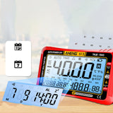 Maxbell Multimeter Digital Display Outdoor Work Practical Thermometer and Hygrometer Red