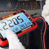 Maxbell Multimeter Digital Display Outdoor Work Practical Thermometer and Hygrometer Red