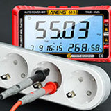 Maxbell Multimeter Digital Display Outdoor Work Practical Thermometer and Hygrometer Red