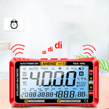 Maxbell Multimeter Digital Display Outdoor Work Practical Thermometer and Hygrometer Red