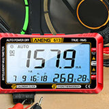 Maxbell Multimeter Digital Display Outdoor Work Practical Thermometer and Hygrometer Red