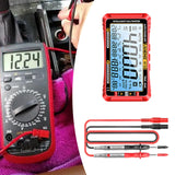 Maxbell Multimeter Digital Display Outdoor Work Practical Thermometer and Hygrometer Red