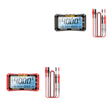 Maxbell Multimeter Digital Display Outdoor Work Practical Thermometer and Hygrometer Red