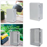 Maxbell Waterproof Electrical Junction Box Workshop Weatherproof Circuit Breaker Box Gray Door